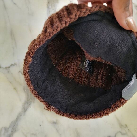 The North Face Wool Alpaca Blend Cable knit Beanie Hat Outdoor Hiking Unisex OS - Picture 3 of 7